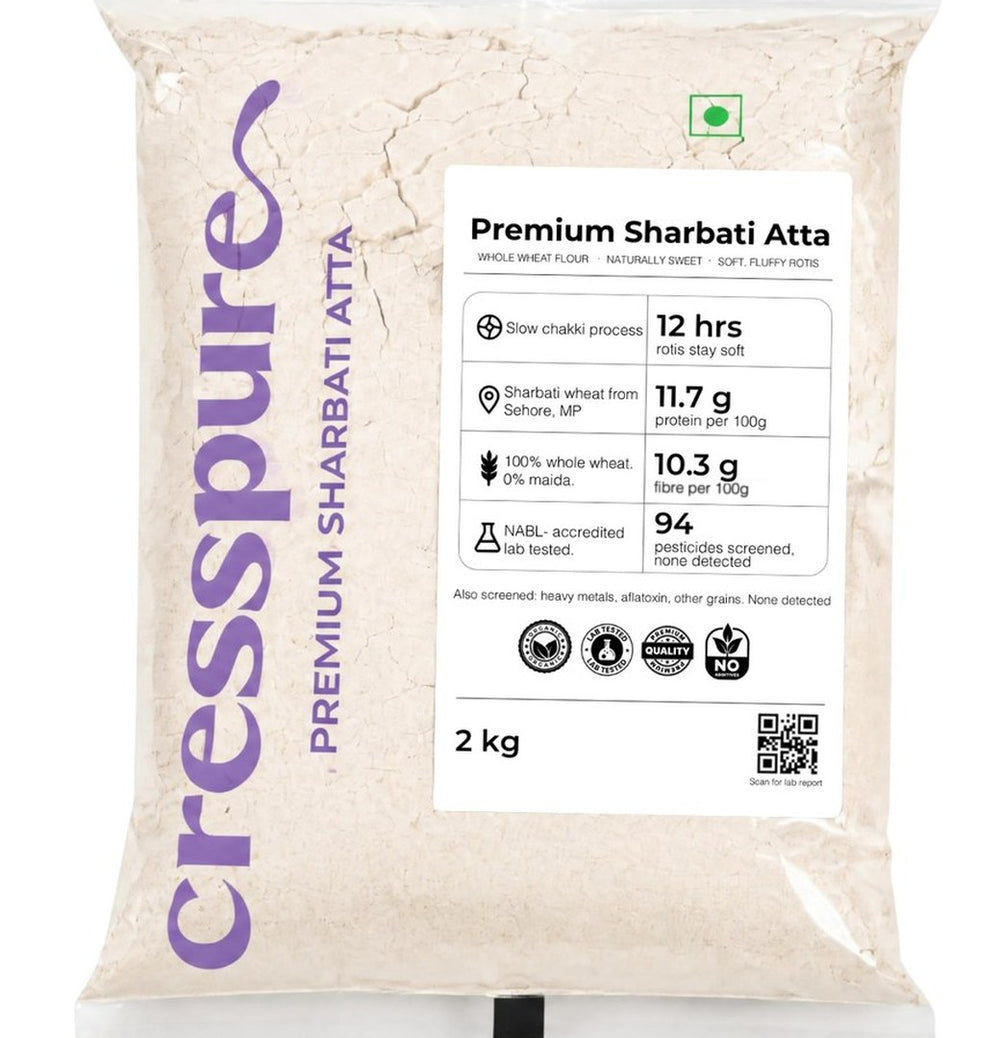 CressPure pack with the printed panel in view